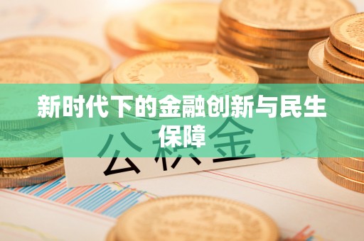 临渭新时代下的金融创新与民生保障